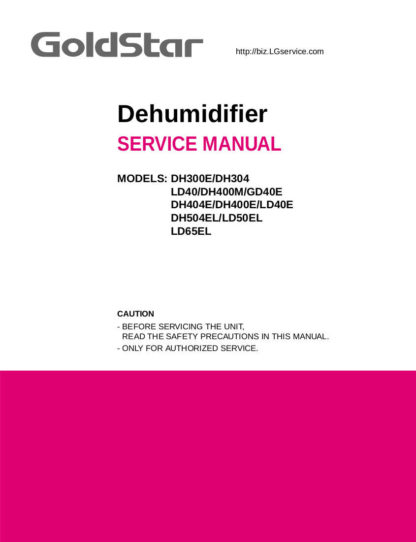 Goldstar Air Conditioner Service Repair Manual 02