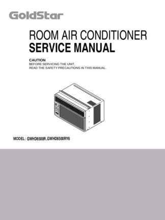 Goldstar Air Conditioner Service Repair Manual 03