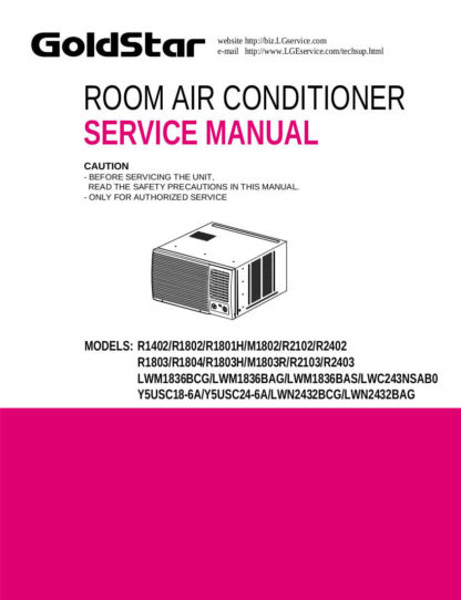 Goldstar Air Conditioner Service Repair Manual 05