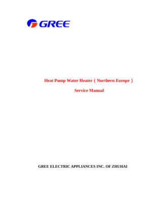 Gree Air Conditioner Service Manual 06