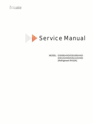 Grunaire Air Conditioner Service Manual 01