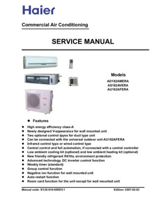 Haier Air Conditioner Service Manual 06