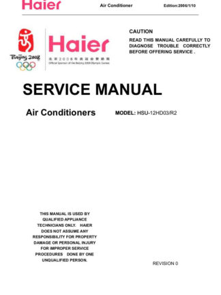 Haier Air Conditioner Service Manual 08