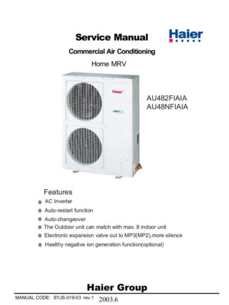 Haier Air Conditioner Service Manual 11
