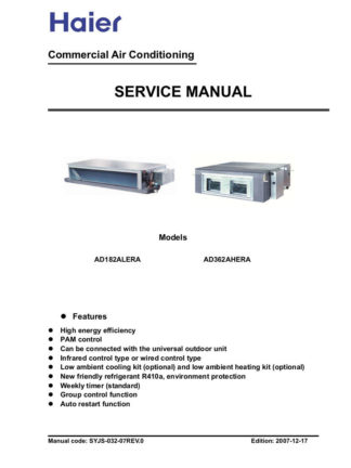 Haier Air Conditioner Service Manual 26