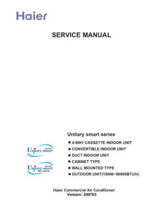 Haier Air Conditioner Service Manual 311