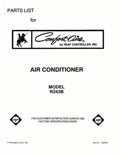 Heat Controller Air Conditioner Service Manual 02