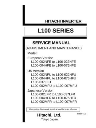 Hitachi Air Conditioner Service Manual 15