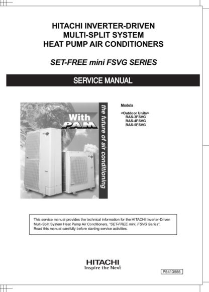 Hitachi Air Conditioner Service Manual 17