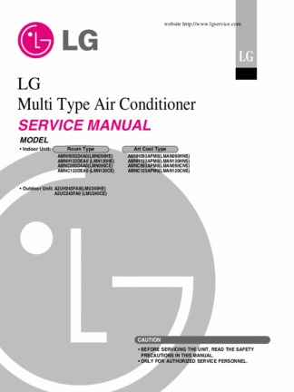 LG Air Conditioner Service Manual 02