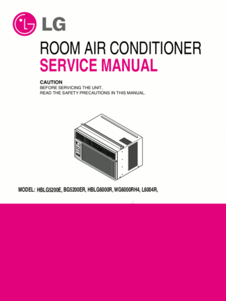 LG Air Conditioner Service Manual 06