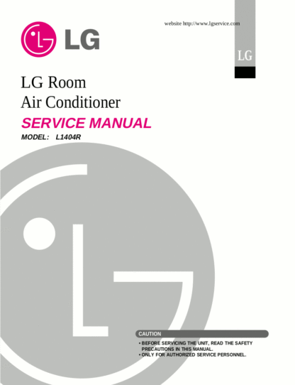 LG Air Conditioner Service Manual 08