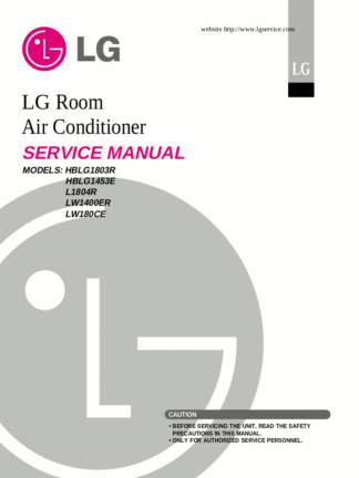 LG Air Conditioner Service Manual 09