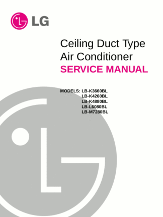 LG Air Conditioner Service Manual 10