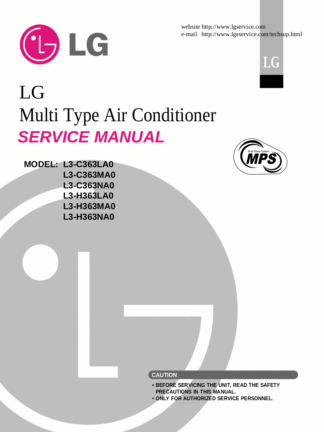 LG Air Conditioner Service Manual 15