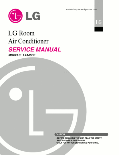 LG Air Conditioner Service Manual 18