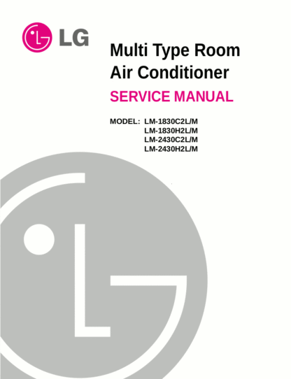 LG Air Conditioner Service Manual 24