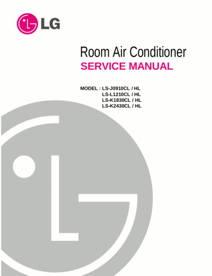LG Air Conditioner Service Manual 27