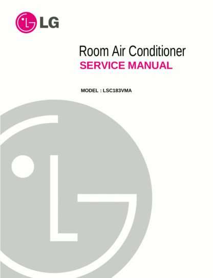 LG Air Conditioner Service Manual 29