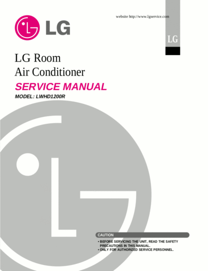 LG Air Conditioner Service Manual 32