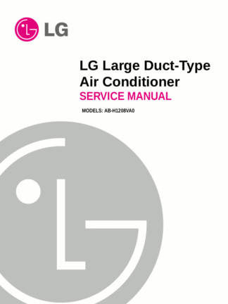 LG Air Conditioner Service Manual 39