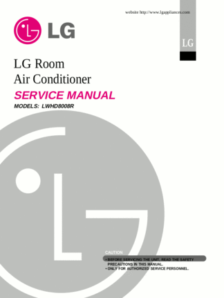 LG Air Conditioner Service Manual 43