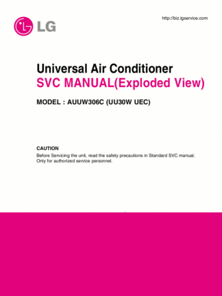 LG Air Conditioner Service Manual 45
