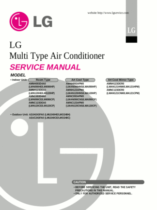 LG Air Conditioner Service Manual 53