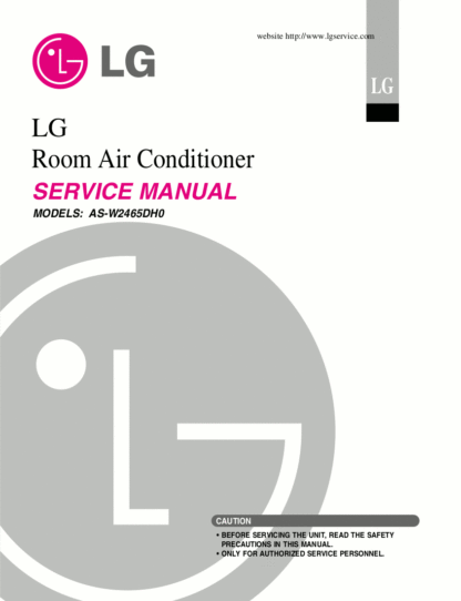 LG Air Conditioner Service Manual 59