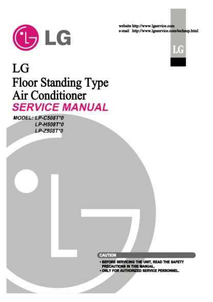 LG Air Conditioner Service Manual 61