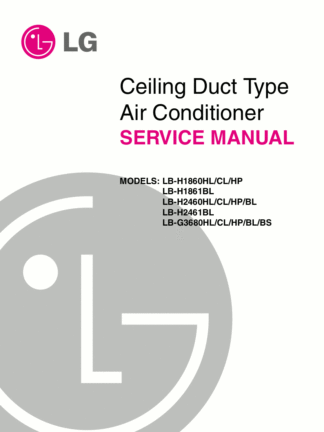 LG Air Conditioner Service Manual 62