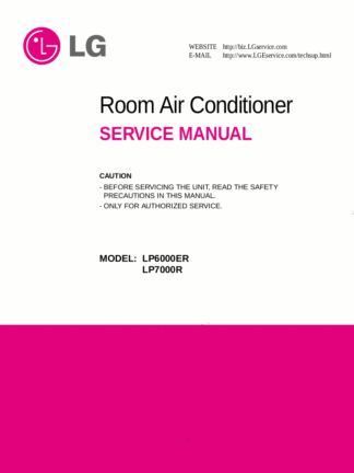 LG Air Conditioner Service Manual 66