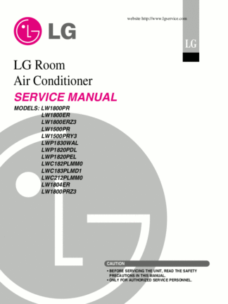 LG Air Conditioner Service Manual 69