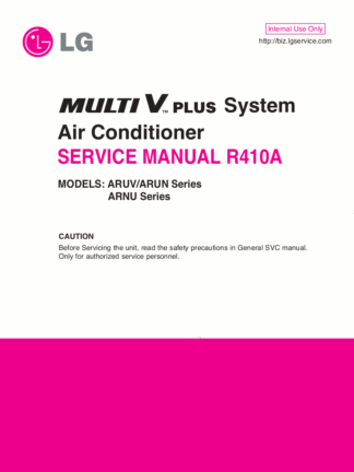 LG Air Conditioner Service Manual 75