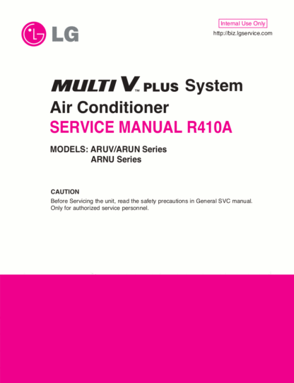 LG Air Conditioner Service Manual 75