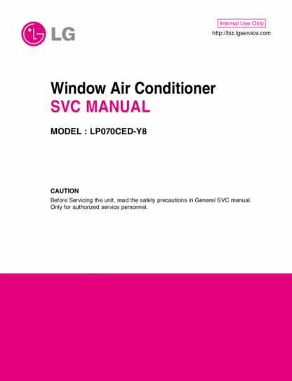 LG Air Conditioner Service Manual 82