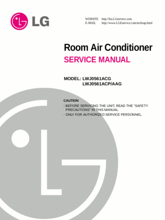 LG Air Conditioner Service Manual 83