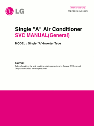 LG Air Conditioner Service Manual 84