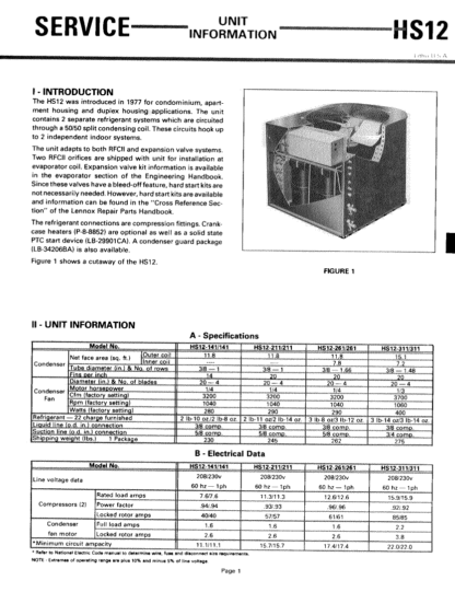 Lennox Air Conditioner Service Manual 11