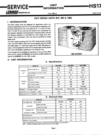 Lennox Air Conditioner Service Manual 16