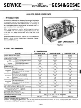 Lennox Air Conditioner Service Manual 93