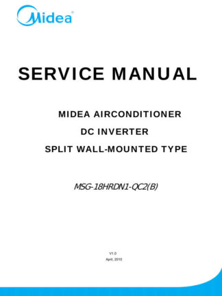 Midea Air Conditioner Service Manual 03