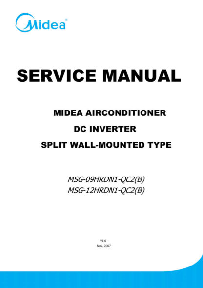 Midea Air Conditioner Service Manual 04