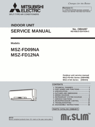 Mitsubishi Air Conditioner Service Manual 03