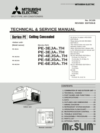 Mitsubishi Air Conditioner Service Manual 57