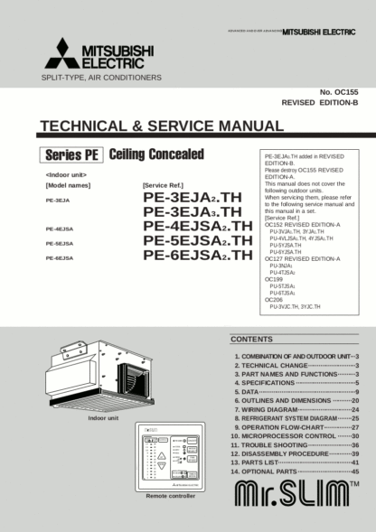 Mitsubishi Air Conditioner Service Manual 57