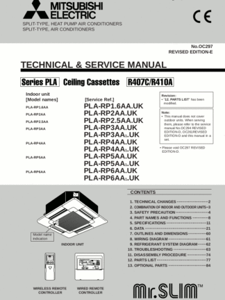 Mitsubishi Air Conditioner Service Manual 81