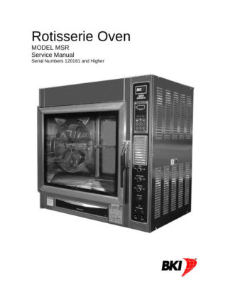 BKI Oven Service Manual 02