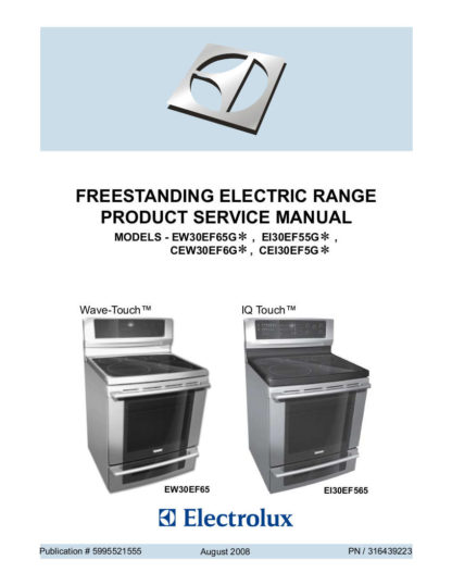 Electrolux Food Warmer Service Manual 01