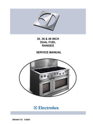 Electrolux Food Warmer Service Manual 03